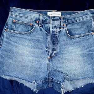 The Yoko Short Denim Forum Ex-Boyfriend Shorts | Cutoff Raw Hem